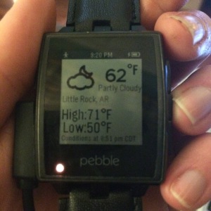 pebble weather app